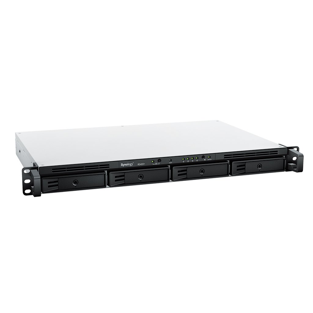 Synology RackStation RS422+ | NAS 1U 4-Bay Nhỏ Gọn, Hỗ Trợ 10GbE