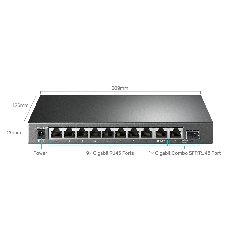 TP-Link TL-SG1210MPE | PoE+ Switch 10 Port Gigabit 123W, VLAN, QoS, giám sát qua Utility