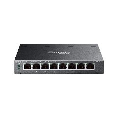 TP-Link ES208GP | Switch 8 Port Gigabit PoE+ 64W Quản Lý Dễ Dàng Omada, Truyền Xa 250m, Vỏ Kim Loại Bền Bỉ