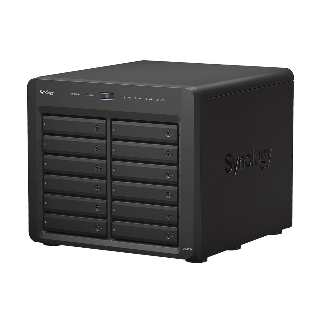Synology DiskStation DS2422+ - NAS 12-bay mở rộng 24 bay, lưu trữ linh hoạt cho SMB