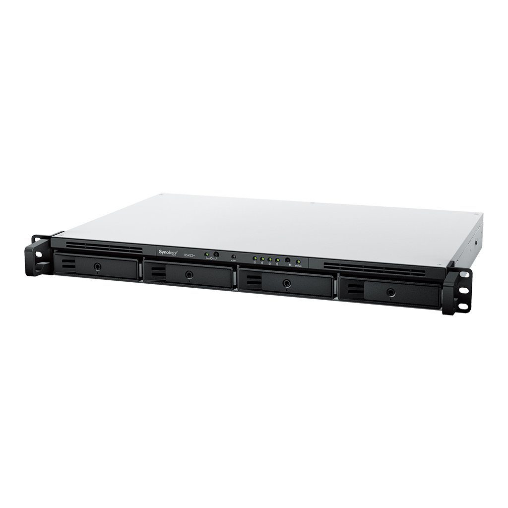 Synology RackStation RS422+ | NAS 1U 4-Bay Nhỏ Gọn, Hỗ Trợ 10GbE