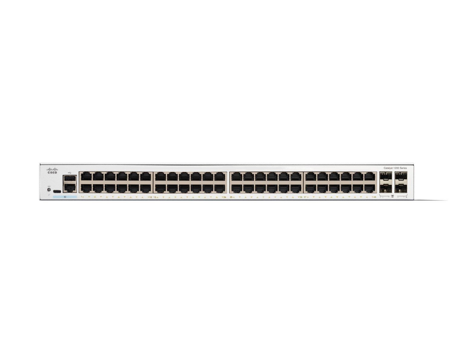 Cisco Catalyst C1200-48T-4G – Switch Gigabit 48 port + 4 uplink SFP, fanless, hiệu năng ổn định cho SMB