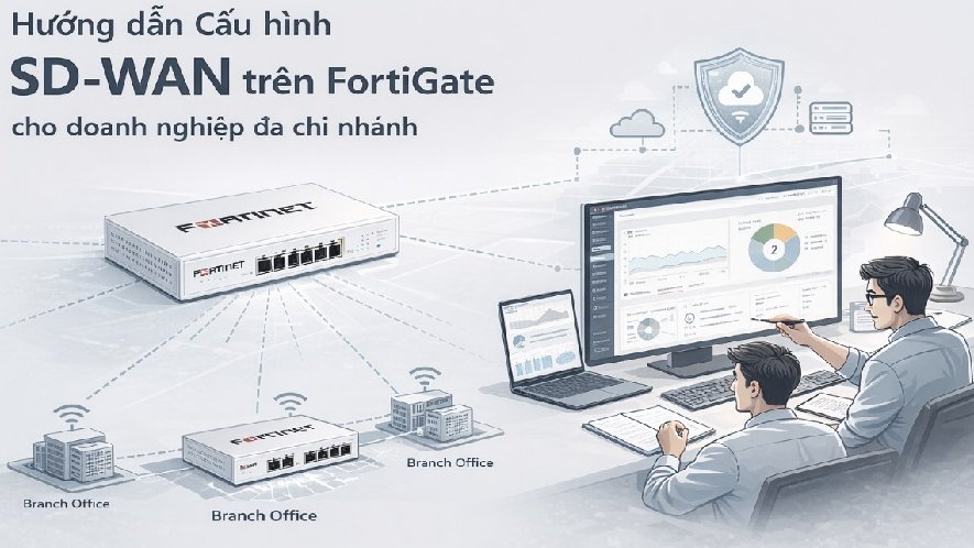 Hướng dẫn cấu hình SD-WAN trên FortiGate chi tiết từ NAMHI