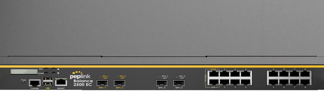 Peplink Balance 2500-EC – Router SD-WAN Edge Computing 10G, throughput 30Gbps, hỗ trợ 1TB SSD lưu trữ nội bộ