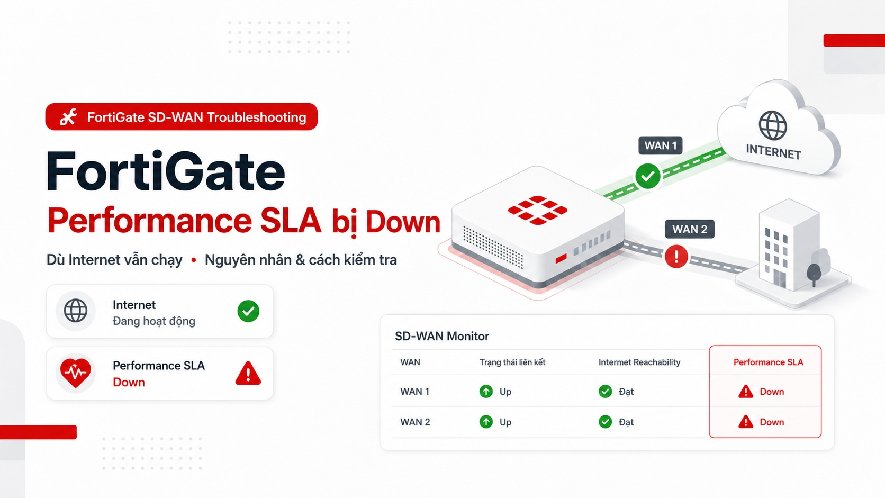 FortiGate 2 WAN: nên chọn Manual, Best Quality hay Lowest Cost SLA trong SD-WAN?
