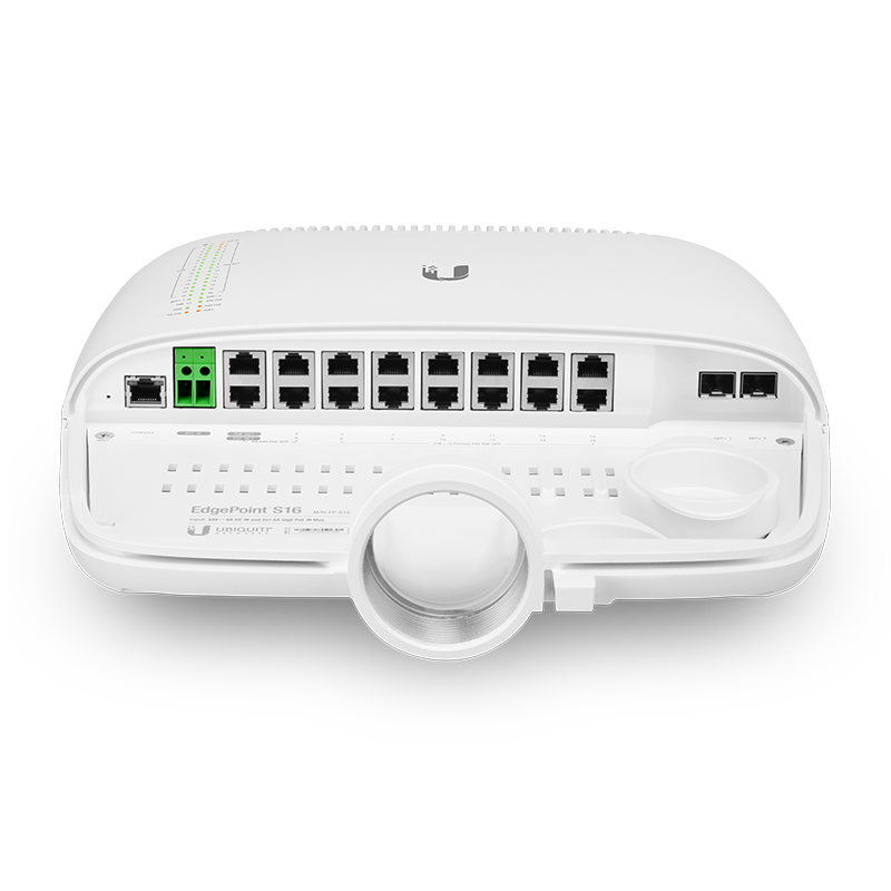 EdgePoint S16 (EP-S16) - Switch ngoài trời 16 cổng Gigabit + 2 SFP+, hỗ trợ PoE