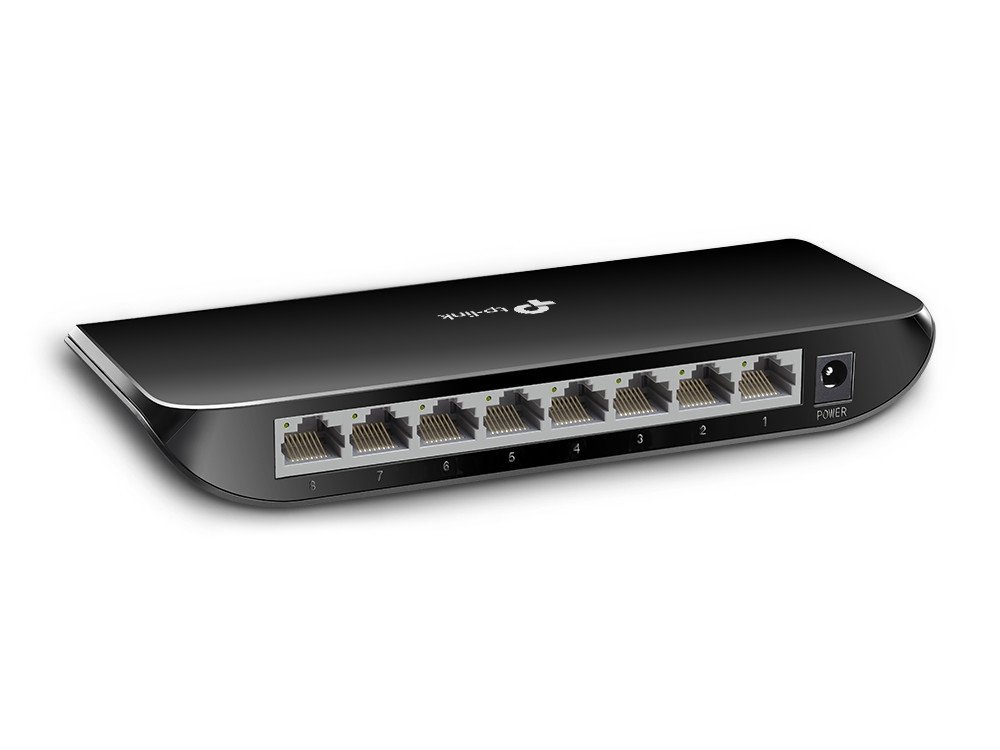 TP-Link TL-SG1008D | Switch Gigabit 8 port, Unmanaged, vỏ nhựa, cắm là chạy, hiệu suất ổn định cho văn phòng nhỏ