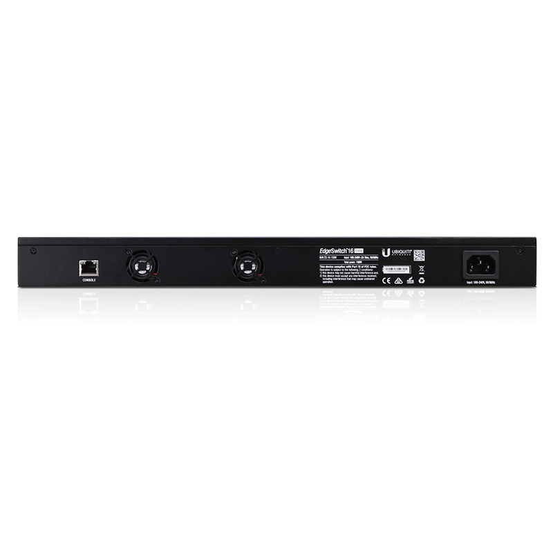 Ubiquiti EdgeSwitch 16 PoE ES-16-150W - 16x Gigabit RJ45 + 2x SFP, 150W