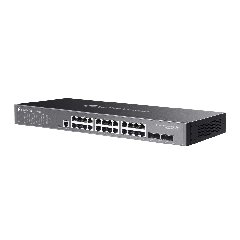 TP-Link SG3428X | Switch 28 Port Gigabit Uplink 10G Quản Lý Cao Cấp Omada, VLAN, QoS, Static Routing, Thiết Kế Kim Loại Không Quạt