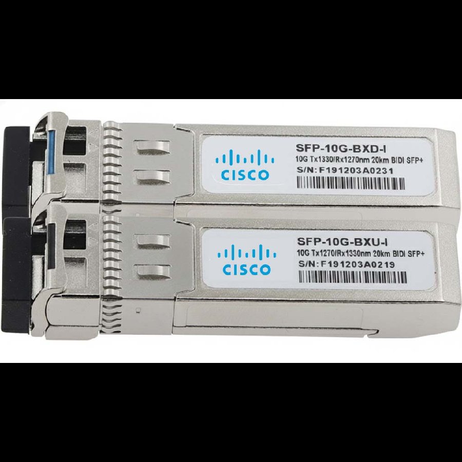 Cisco SFP-10G-BXD-I & SFP-10G-BXU-I | Module quang SFP+ 10G BiDi 10km | NAMHI