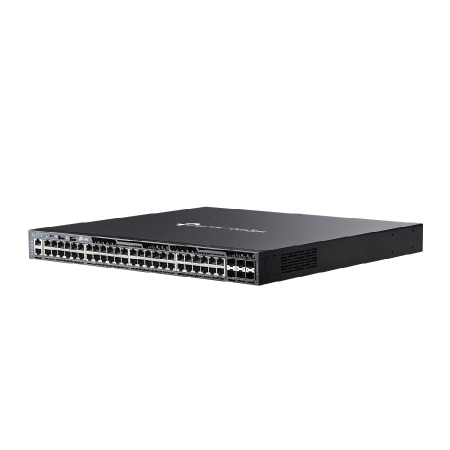 TP-Link SG6654XHP | Switch L3 PoE+ 54 Port Gigabit Uplink 10G Quản Lý Cao Cấp Omada, 1440W, Dual PSU, VLAN, RIP/OSPF
