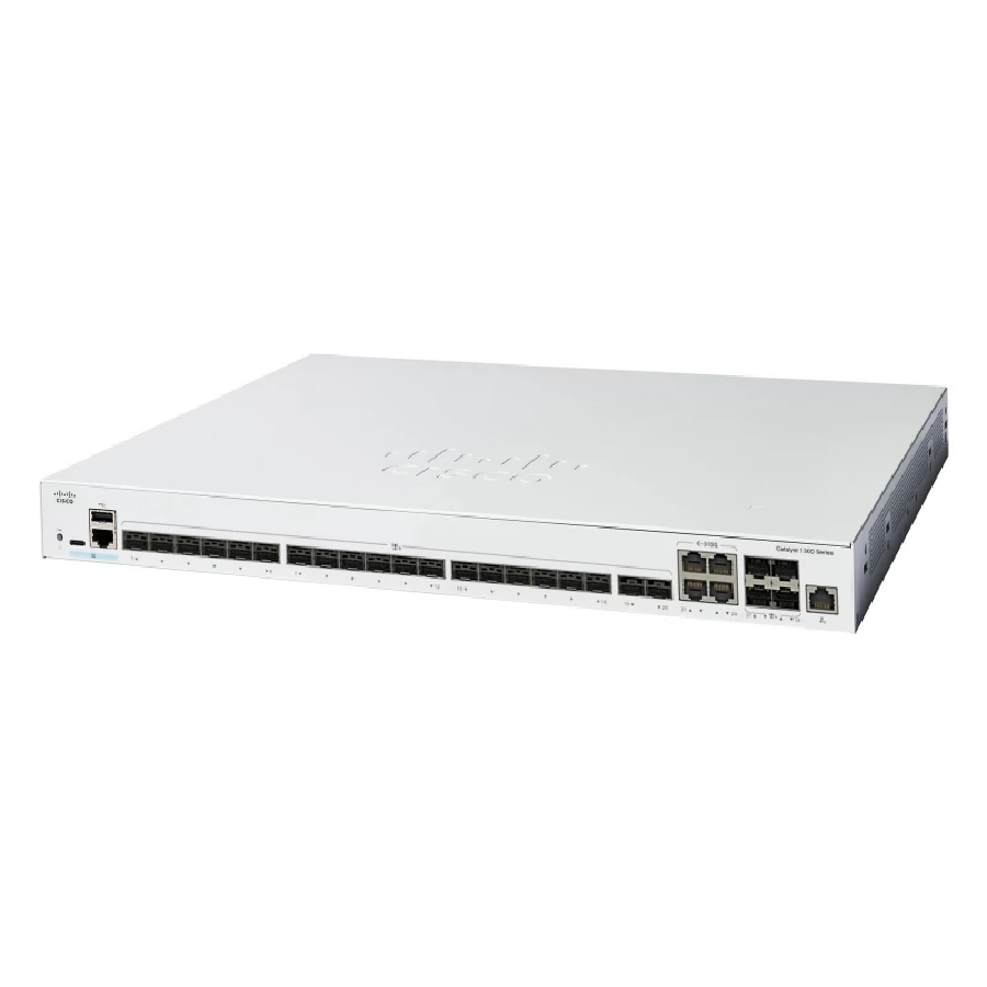 Cisco Catalyst C1300-24XT - Switch 10G Copper 20 port + 4 uplink SFP+, hiệu năng cao cho mạng core SMB