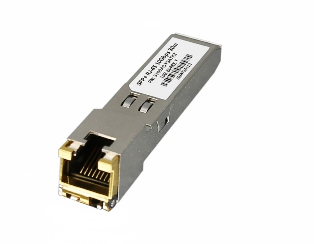 SANOC SY00A0-Y3ATKZ – SFP+ RJ-45 10Gbps 30 m Copper Transceiver | Hiệu năng cao, ổn định và RoHS Compliant