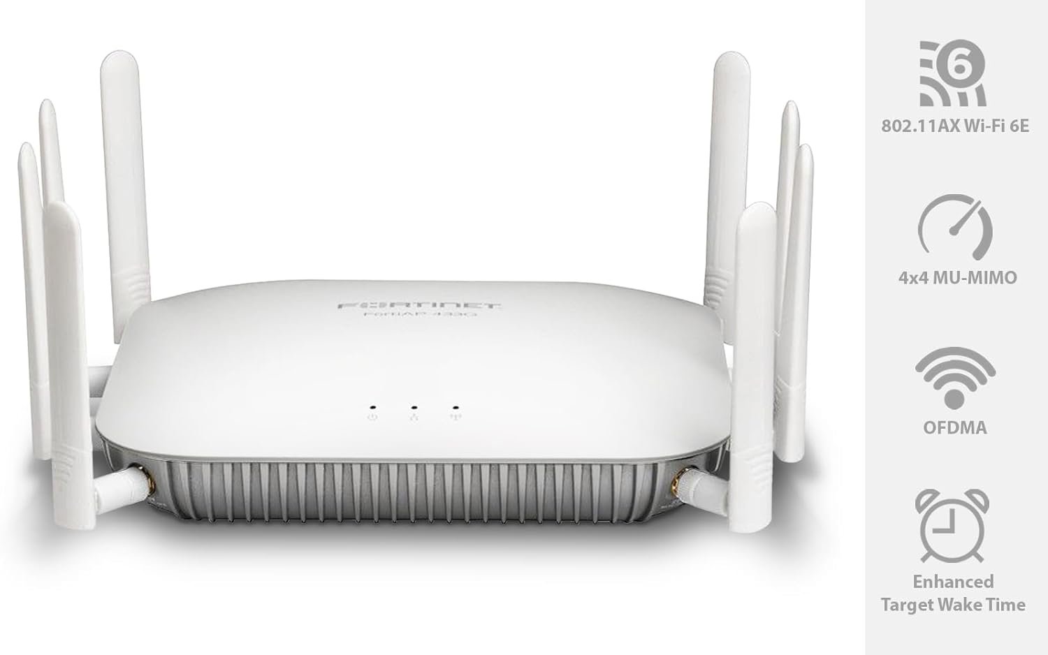 FortiAP 433G - Access Point Wi-Fi 6E Tri-Radio 4x4 MU-MIMO