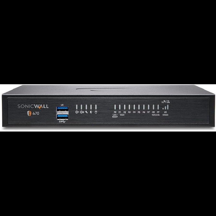 SonicWALL TZ670 – Tường Lửa Gen 7 Đầu Bảng Hiệu Năng Cao Cho Doanh Nghiệp Vừa Và Lớn