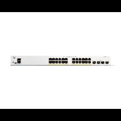 Cisco Catalyst C1300-24FP-4G – Switch PoE+ 24 port Gigabit công suất 375 W, hiệu năng cao cho SMB