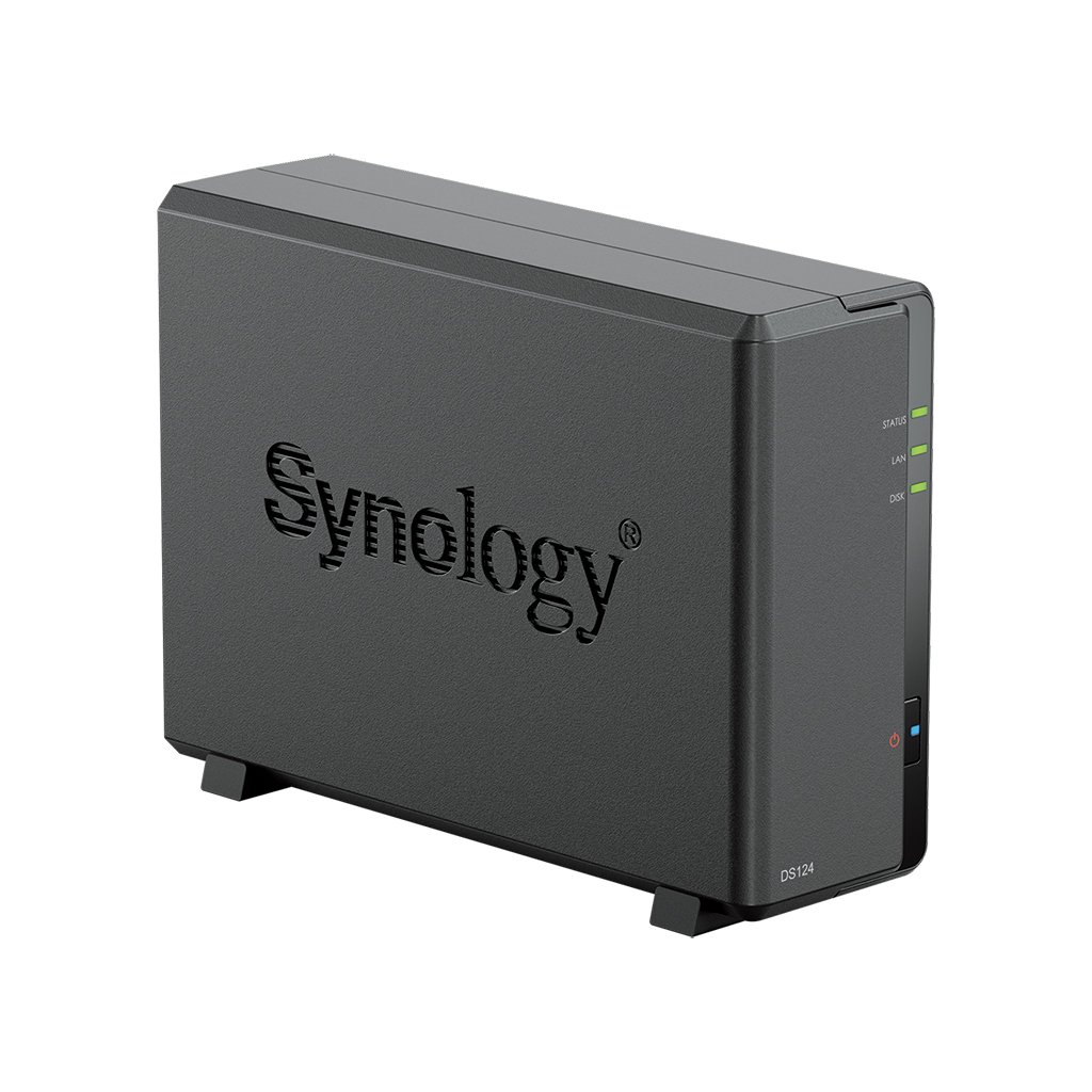 Synology DiskStation DS124 - NAS 1-bay nhỏ gọn, tiết kiệm điện, dễ dàng quản lý dữ liệu