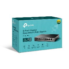 TP-Link TL-SG108PE | Easy Smart PoE+ Switch 8 Port Gigabit 64W, VLAN, QoS, quản lý linh hoạt