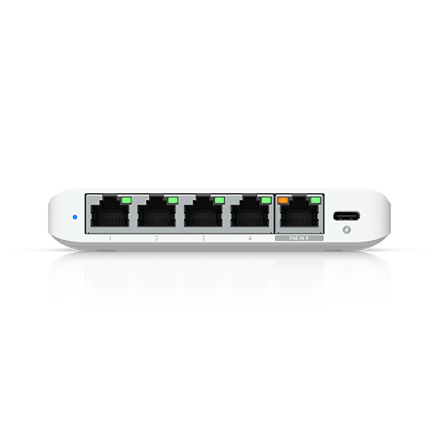UniFi Switch Flex Mini 2.5G (USW-Flex-2.5G-5) - Switch 5 cổng 2.5GbE, throughput 12.5 Gbps