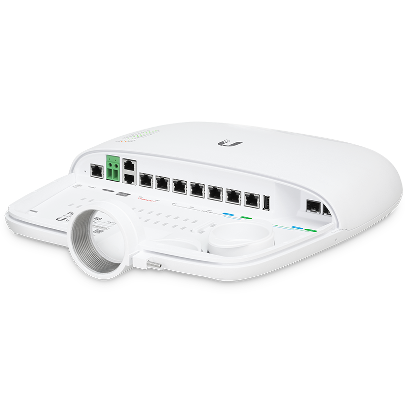 EdgePoint R8 (EP-R8) - Router ngoài trời 8 cổng, RAM 2GB, hỗ trợ PoE linh hoạt