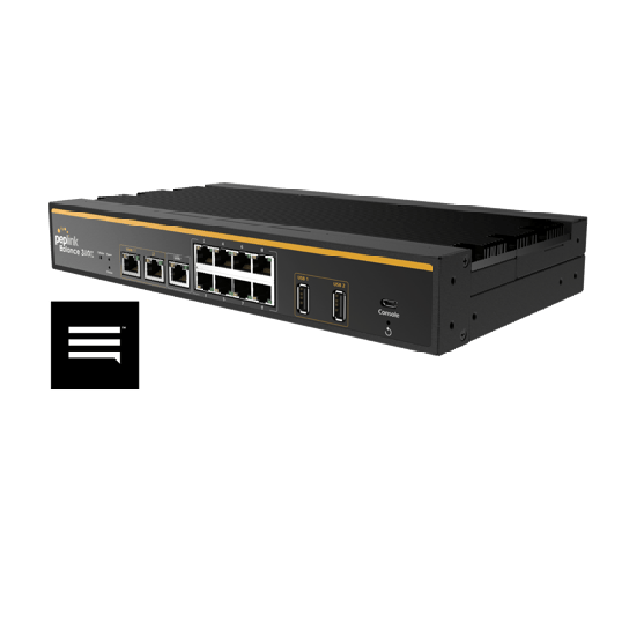 Peplink Balance 310X (BPL-310X-LTEA-Q-T) – Router SD-WAN công nghiệp tích hợp LTE-A Pro, hiệu năng 2.5Gbps