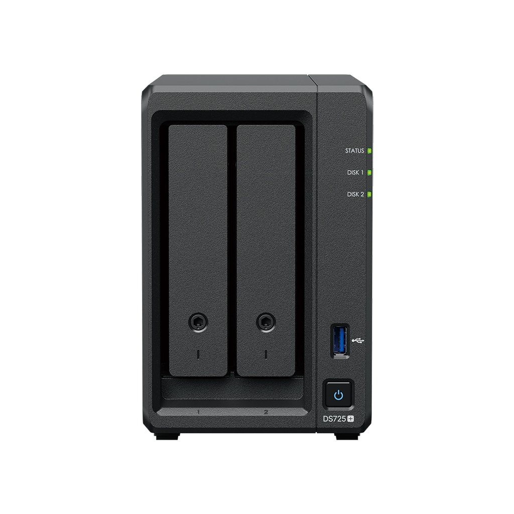 Synology DiskStation DS725+ - NAS 2-bay, CPU Ryzen, mở rộng đến 7 bay