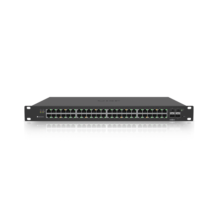 Ubiquiti EdgeSwitch 48 PoE ES-48-500W – 48x Gigabit RJ45 + 4x SFP, 500W