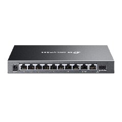 TP-Link ES210GMP | Switch 10 Port Gigabit PoE+ 123W Quản Lý Dễ Dàng Omada, Truyền Xa 250m, Vỏ Kim Loại Bền Bỉ