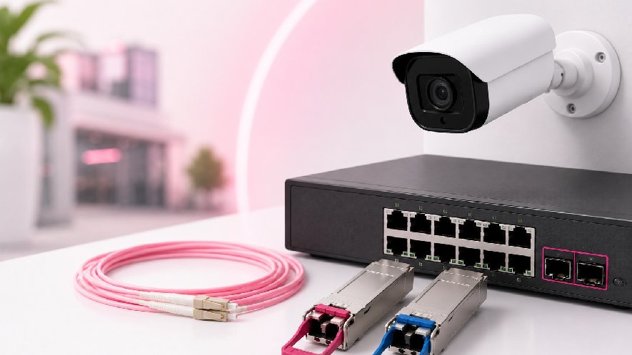 Module quang cho camera IP/NVR: khi nào cần dùng SFP để kéo xa và gom dữ liệu ổn định?
