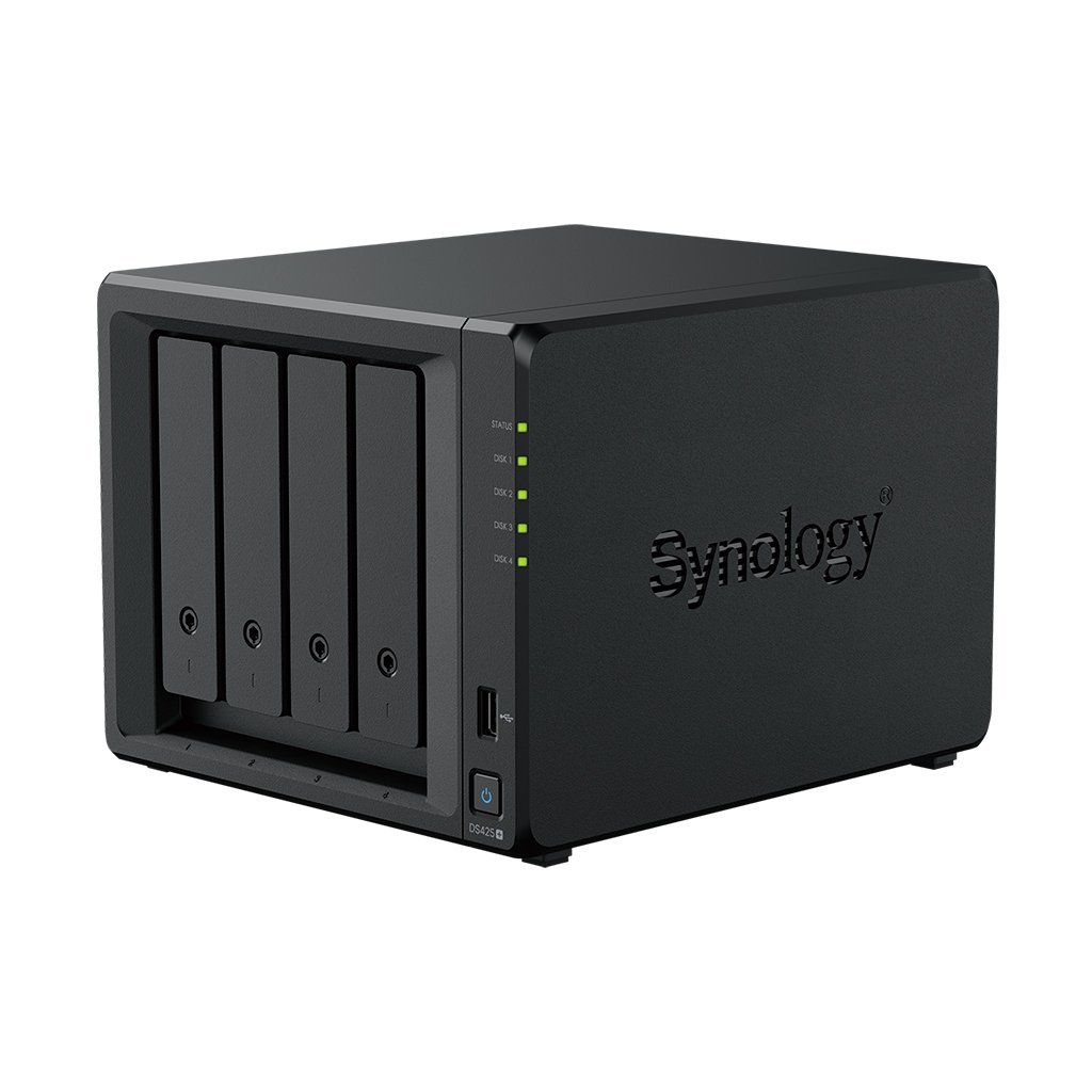 Synology DiskStation DS425+ - NAS 4-bay nhỏ gọn, hiệu năng cao, kết nối 2.5GbE