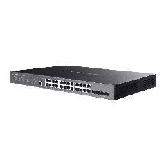 TP-Link SG3428XMPP | Switch 28 Port Gigabit PoE++ Quản Lý Cao Cấp Omada, Uplink 10G, Tổng Công Suất 500W, VLAN, QoS, Thiết Kế Rack Kim Loại