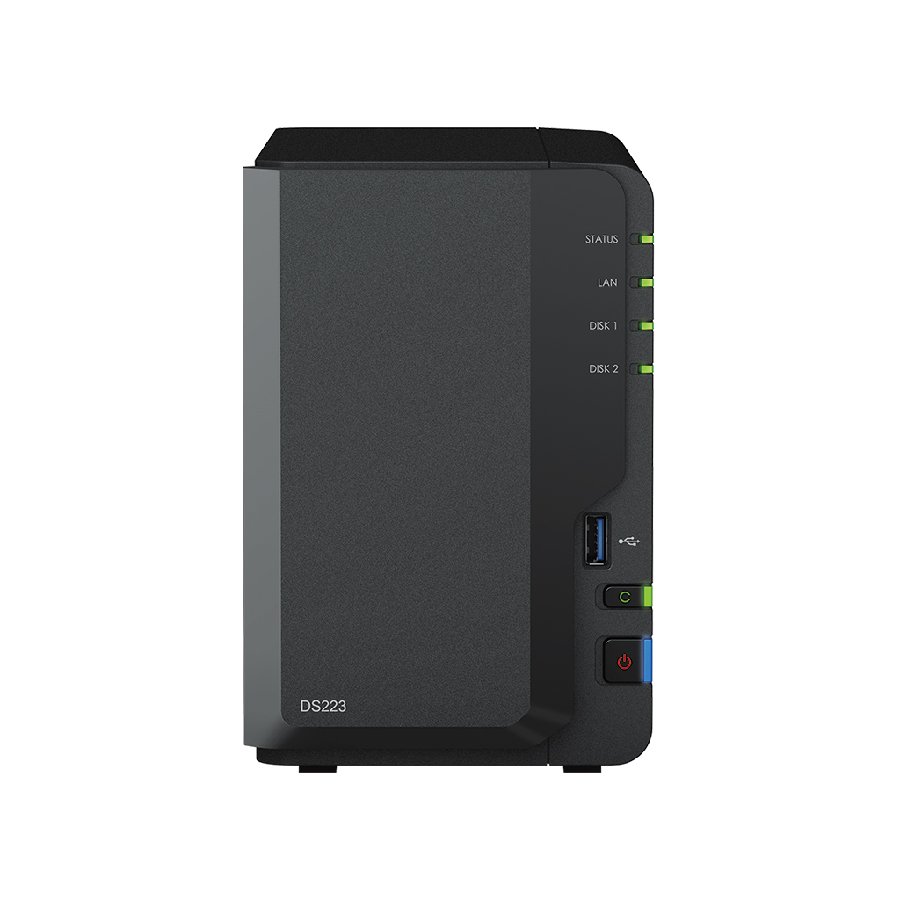 Synology DiskStation DS223 - NAS 2-bay nhỏ gọn, êm ái, quản lý dữ liệu cho gia đình & SMB