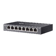 TP-Link ES208G | Switch 8 Port Gigabit Quản Lý Dễ Dàng Omada, VLAN, QoS, Hoạt Động Êm Ái, Vỏ Kim Loại Bền Bỉ