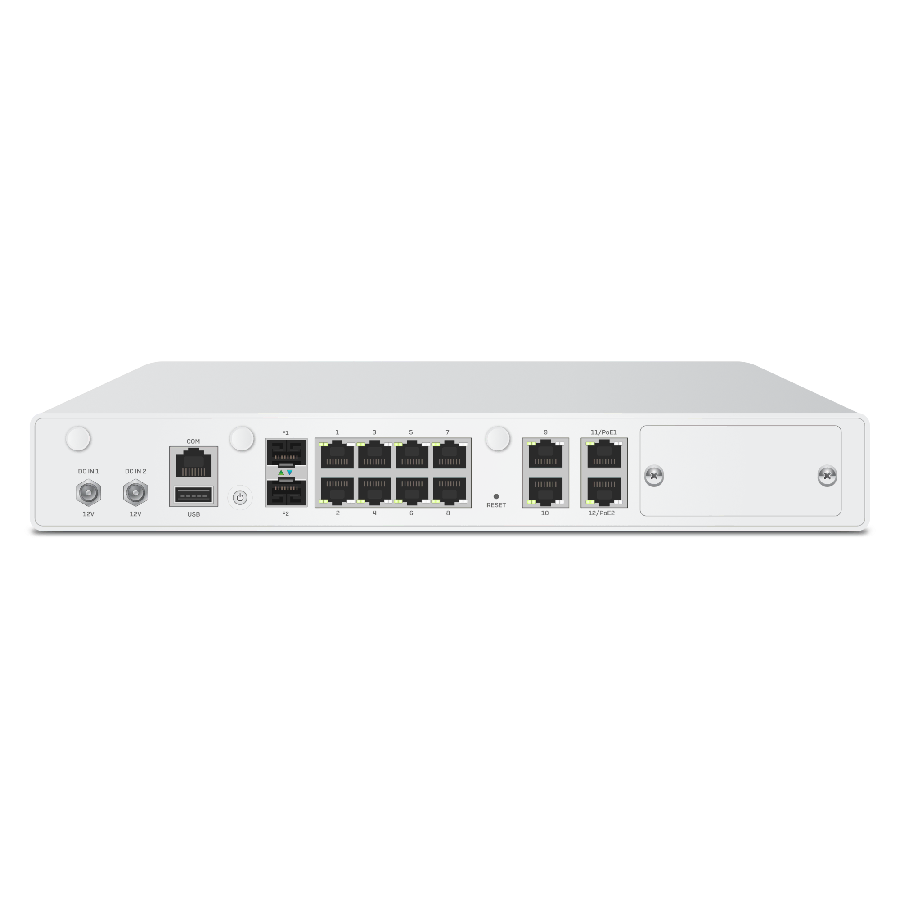 Tường Lửa Sophos XGS 126: Hiệu suất vượt trội với 12 cổng GE và chip Xstream, kết nối linh hoạt cho SMB