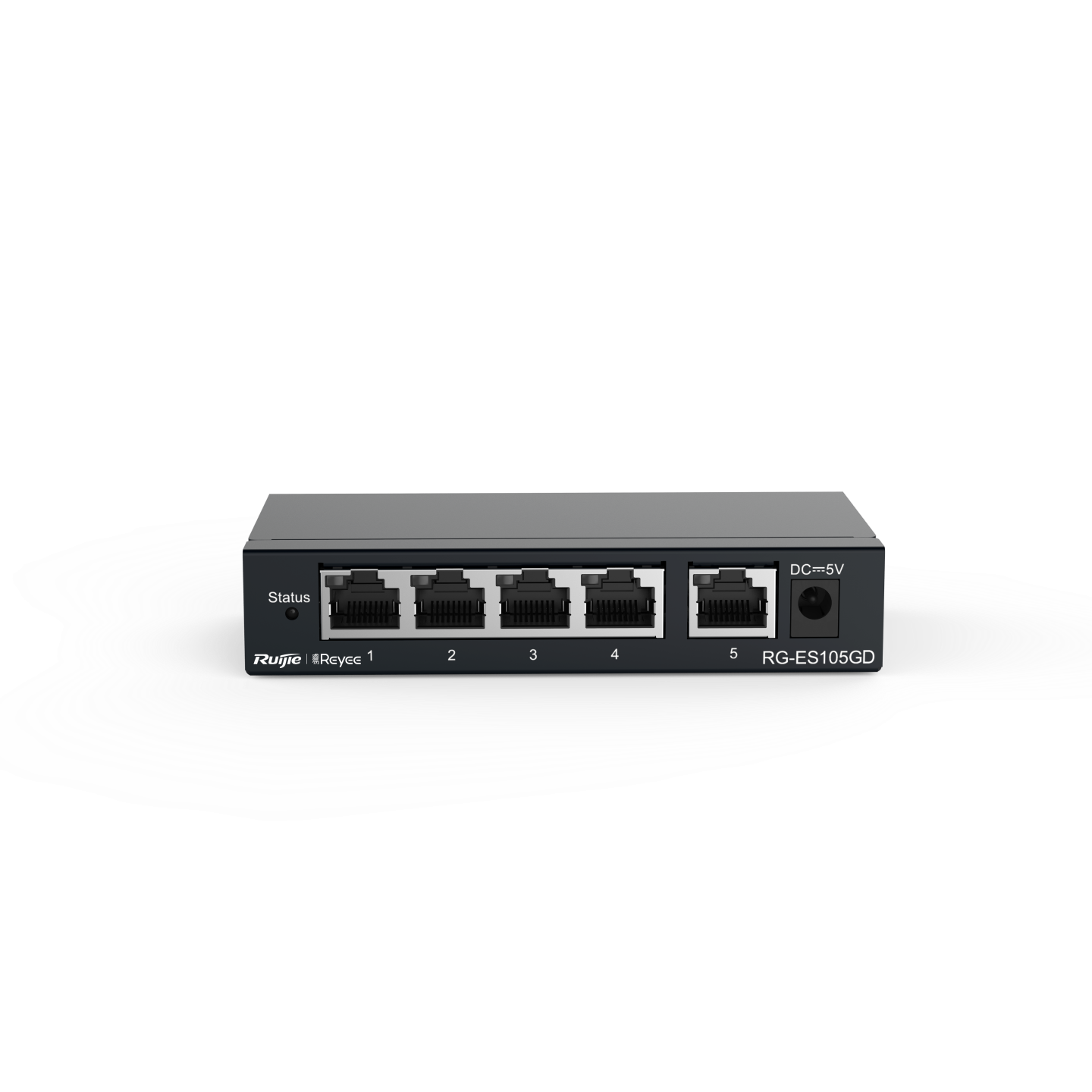 Ruijie Reyee RG-ES105GD – 5-Port Gigabit Metal Unmanaged Switch hỗ trợ giám sát qua Ruijie Cloud App