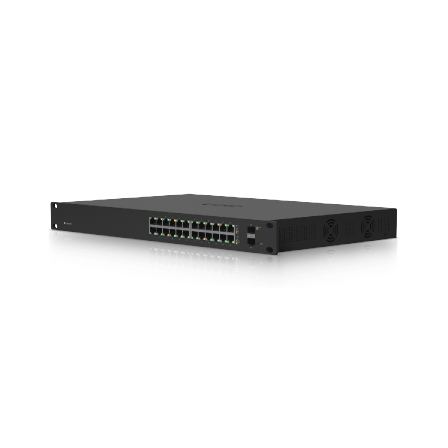Ubiquiti EdgeSwitch 24 PoE ES-24-250W - 24x Gigabit RJ45 + 2x SFP, 250W