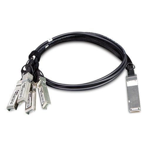 Cáp DAC PLANET CB-QSFP4X10G | 40G QSFP+ to 4×10G SFP+ Breakout | NAMHI