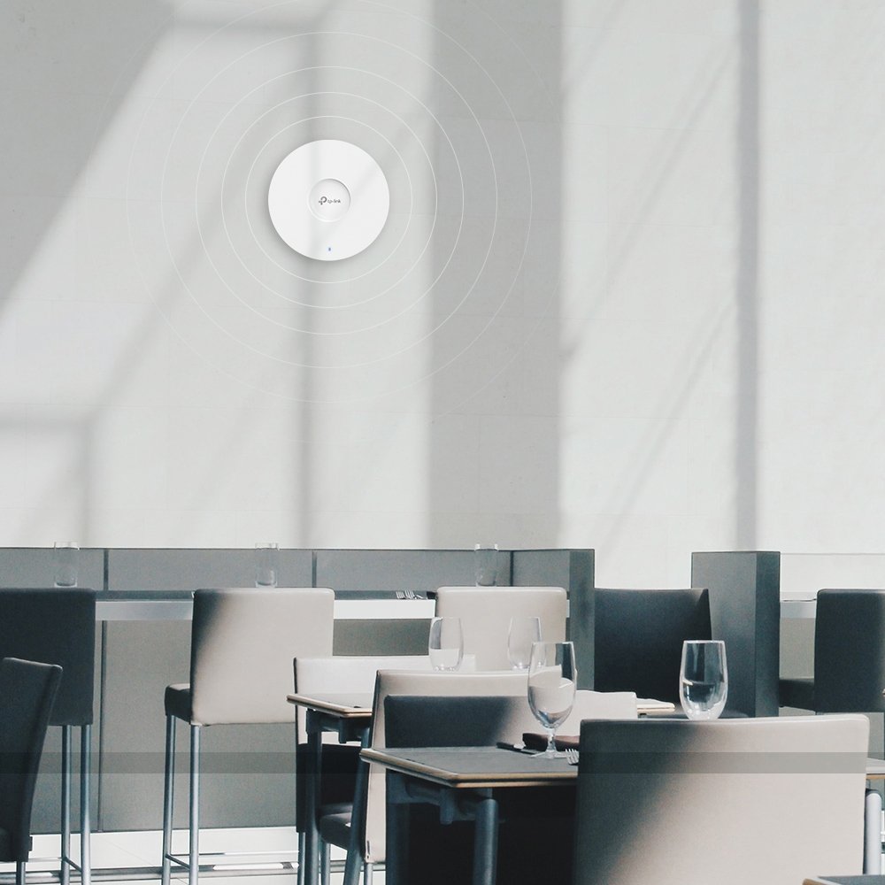 TP-Link EAP653 | WiFi 6 AX3000 Ceiling Access Point, PoE+, Omada SDN, Mesh & Seamless Roaming