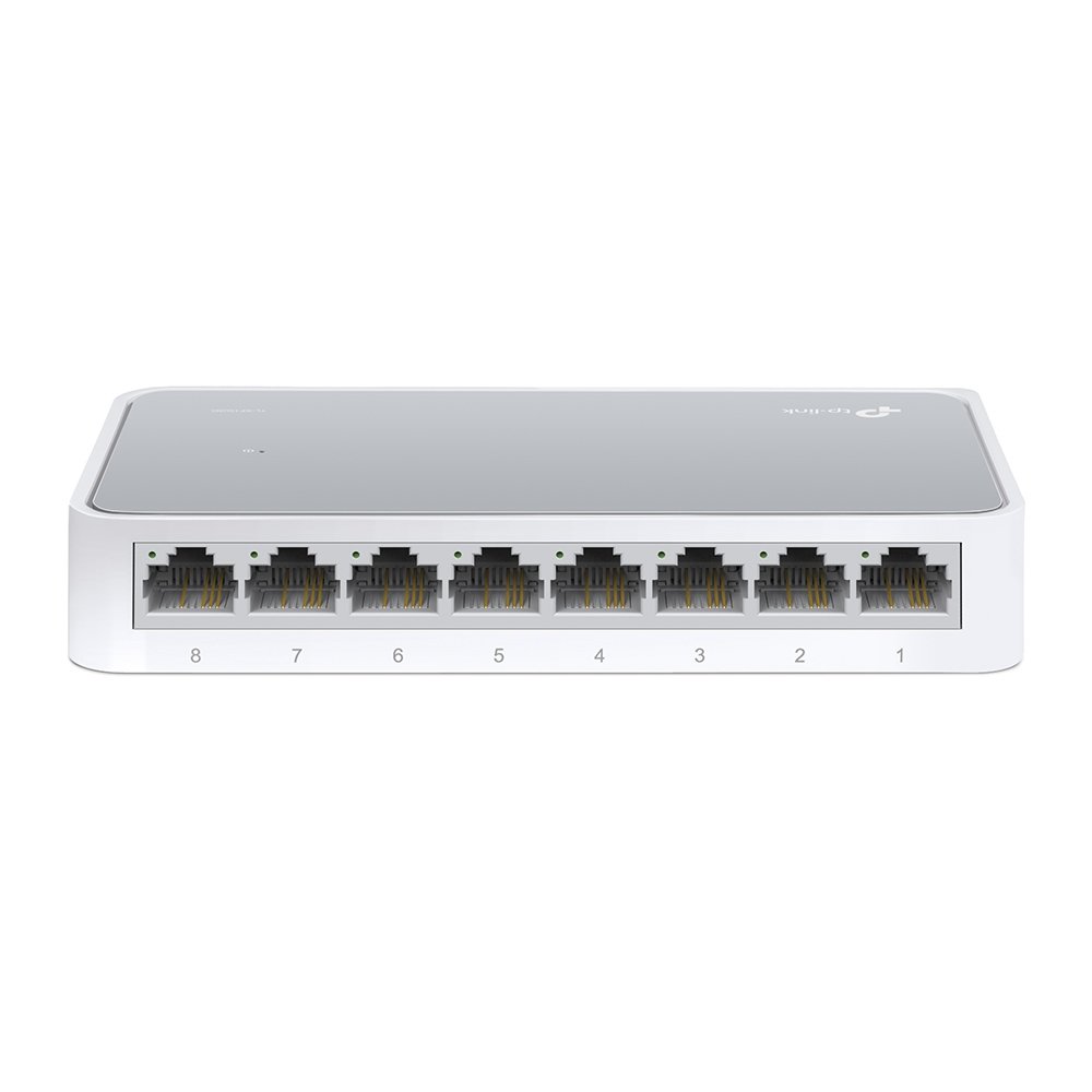TP-Link TL-SF1008D | Bộ chia mạng 8 port 10/100Mbps, Plug & Play, thiết kế nhỏ gọn cho văn phòng & gia đình