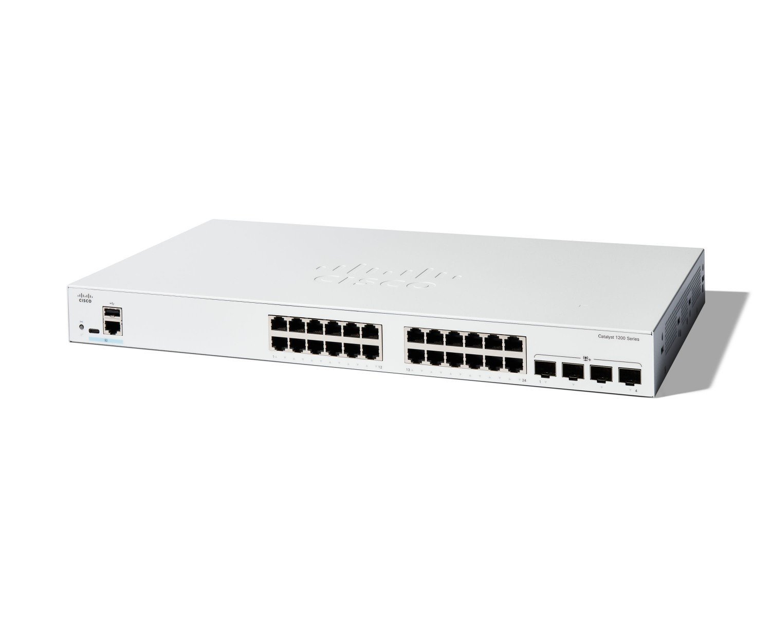 Cisco Catalyst C1200-24T-4X – Switch Gigabit 24 port + 4 uplink 10G SFP+, hiệu năng cao, sẵn sàng cho mạng tốc độ cao