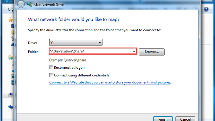 Hướng dẫn Map Network Drive đến NAS Synology trên Windows và macOS
