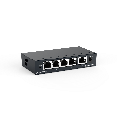 Ruijie Reyee RG-ES105D - 5-Port Fast Ethernet Metal Unmanaged Switch hỗ trợ giám sát qua Ruijie Cloud App