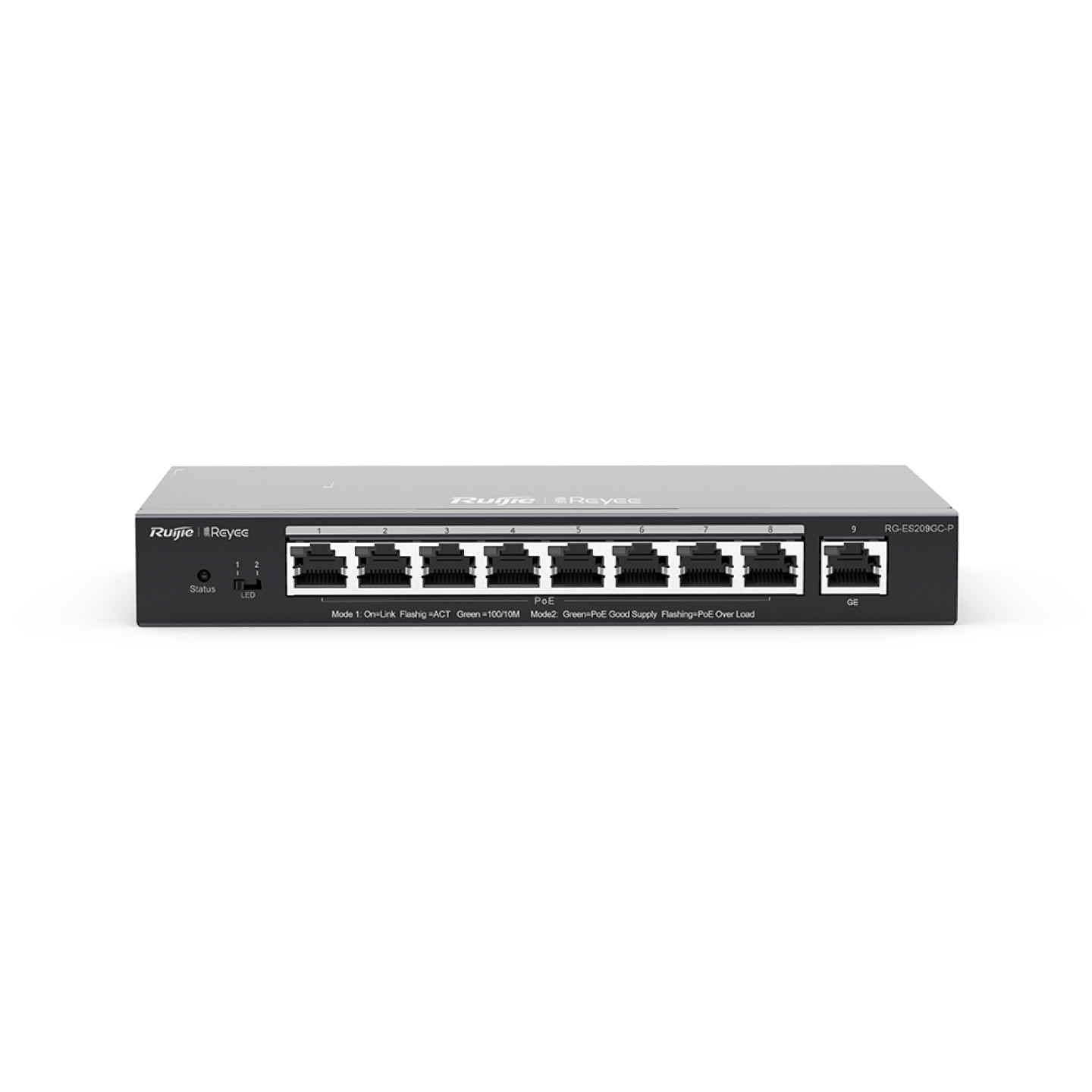 Ruijie Reyee RG-ES209GC-P – 9-Port Gigabit Smart Cloud Managed PoE Switch cho SMB và hệ thống camera IP