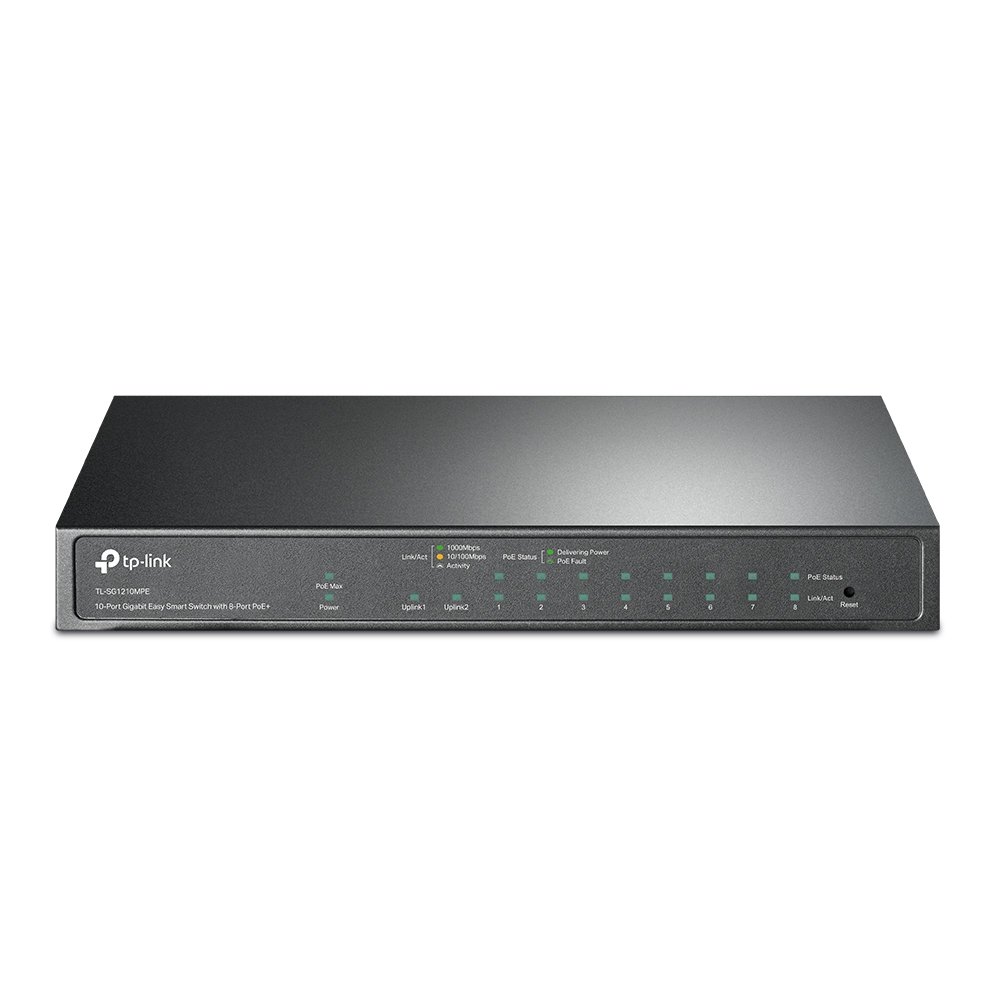 TP-Link TL-SG1210MPE | PoE+ Switch 10 Port Gigabit 123W, VLAN, QoS, giám sát qua Utility