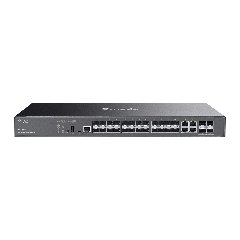 TP-Link SG5428XF | Switch Quang L3 Lite 28 Port SFP Uplink 10G Stackable Quản Lý Omada, Dual PSU, VLAN, OSPF, ERPS