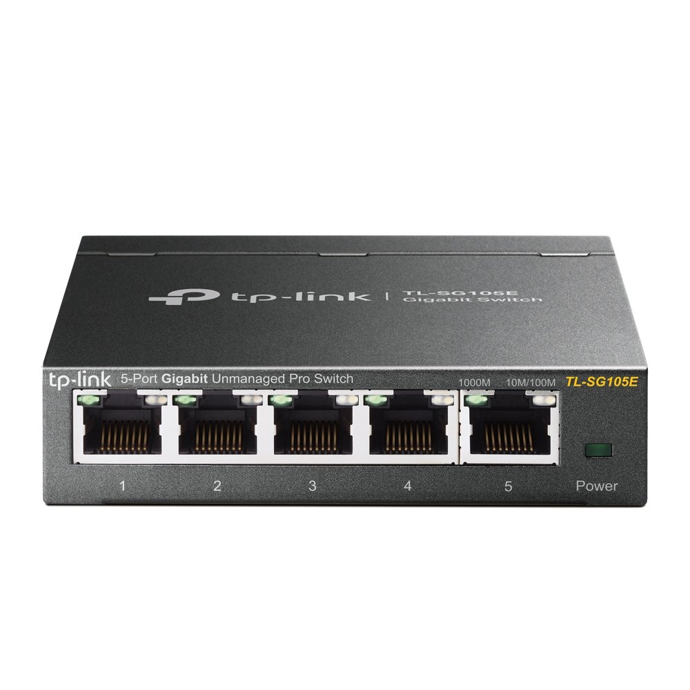 TP-Link TL-SG105E | Easy Smart Switch 5 Port Gigabit, VLAN, QoS, IGMP Snooping