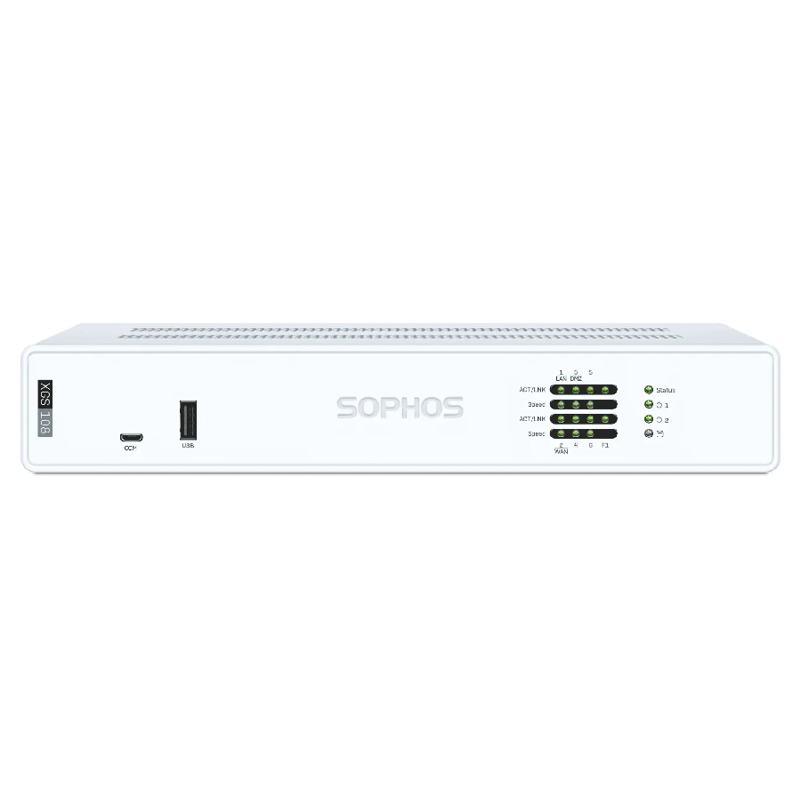 Tường Lửa Sophos XGS 108: Tăng tốc mạng với cổng 2.5GE, bảo mật toàn diện không tiếng ồn