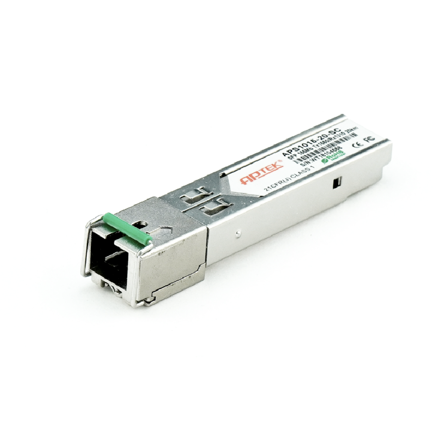 Module quang APTEK APS1015-20-SC | SFP BiDi SM 155Mbps 20km SC (1 sợi) | NAMHI
