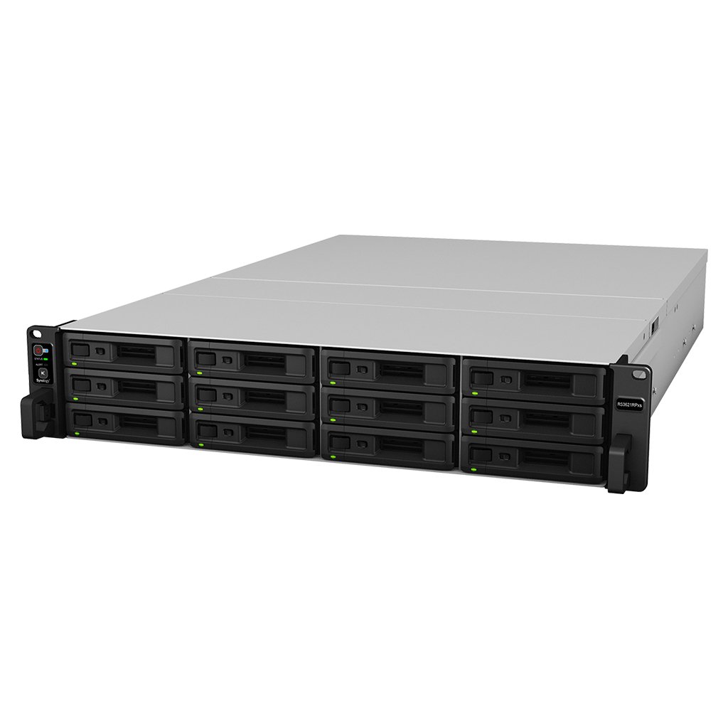 Synology RackStation RS3621RPxs | NAS 2U 12-Bay Hiệu Suất Cao, CPU Xeon 6-Core