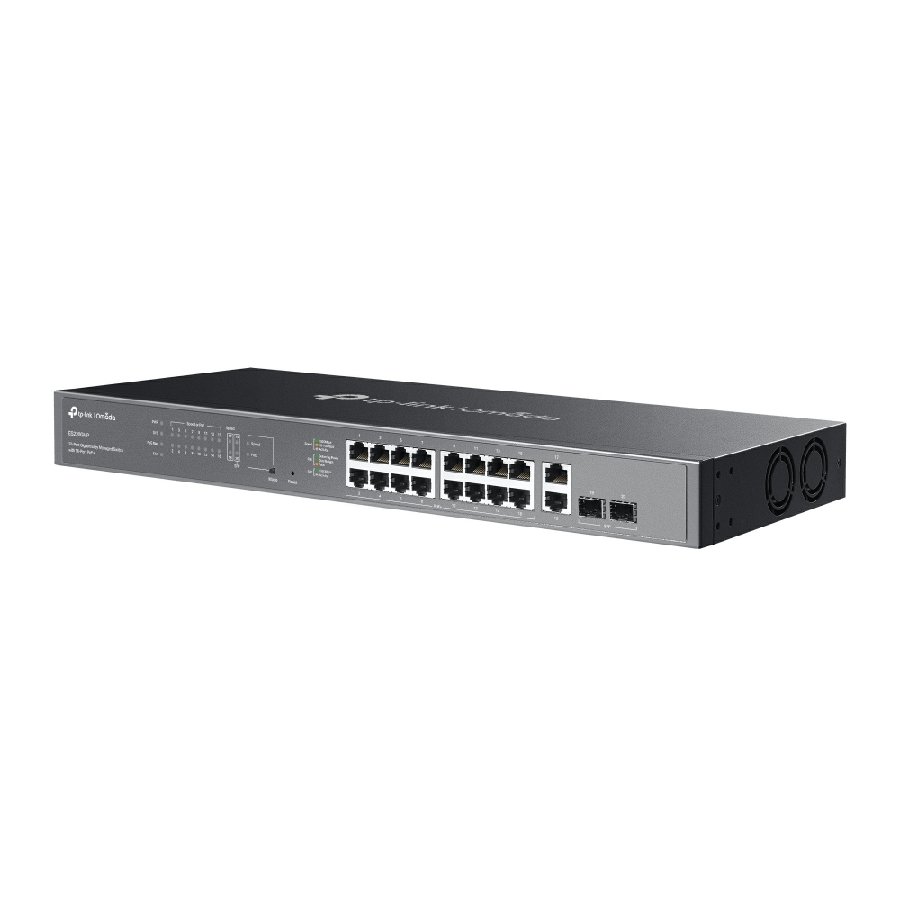 TP-Link ES220GMP | Switch 20 Port Gigabit PoE+ 250W Quản Lý Dễ Dàng Omada, Rackmount Kim Loại, Truyền Xa 250m